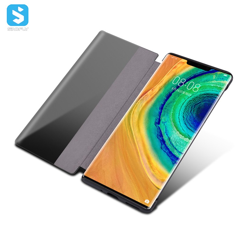 view window leather case for Huawei Mate 30 Pro